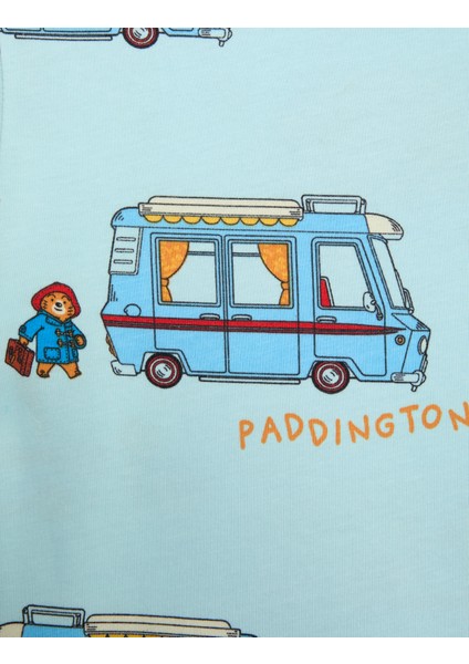 Marks & Spencer Saf Pamuklu Şortlu Paddington™ Pijama Takımı