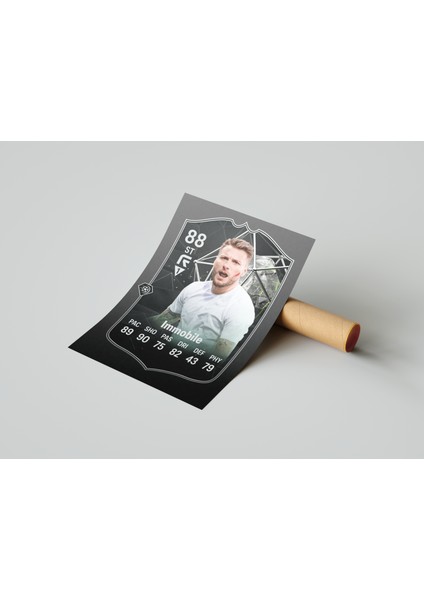 Ciro Immobile Fifa Fut Card Temalı Duvar Poster 30X42 cm Çerçevesiz