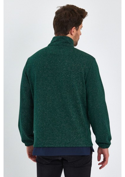Garnili Baskılı Sweatshırt (E23-61903)