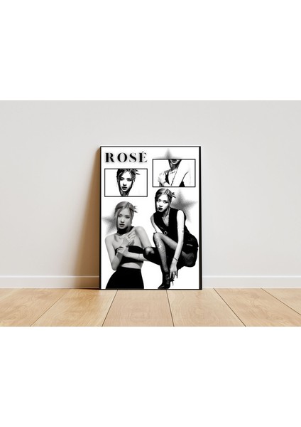 Blackpink Rose K-Pop Duvar Poster 30X42 cm Çerçevesiz