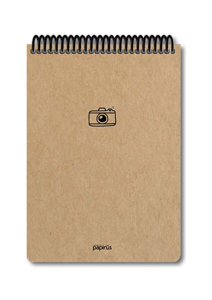 Spiralli Sert Kapak 16 x 23 cm Çizgisiz 100 Yaprak