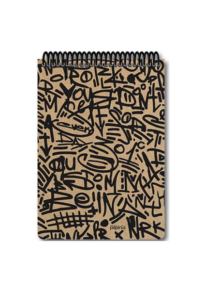 Spiralli Sert Kapak 16 x 23 cm Çizgisiz 100 Yaprak