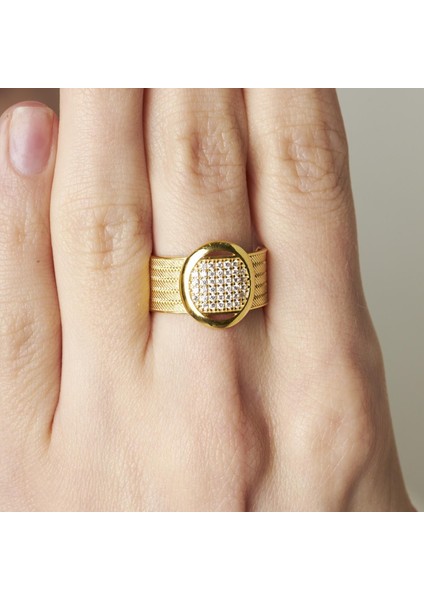 Beş Sıralı Örgülü Yüzük modelleri