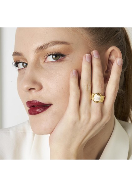 Beş Sıralı Örgülü Yüzük indirimleri