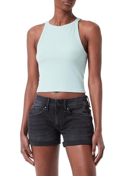 Markasız Only 15262234 Kolsuz Crop Body