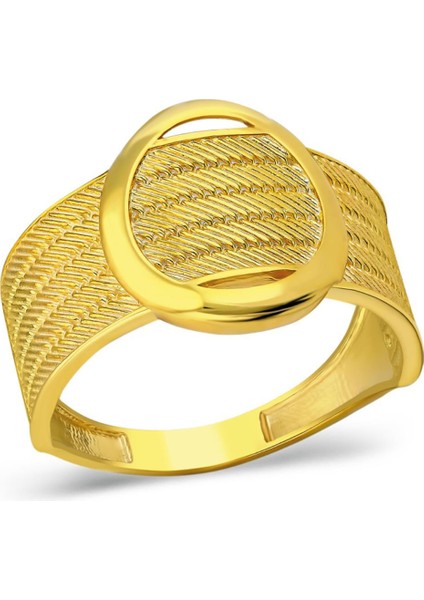 Beş Sıralı Oval Örgülü Yüzük