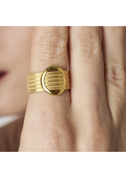 Beş Sıralı Oval Örgülü Yüzük modelleri