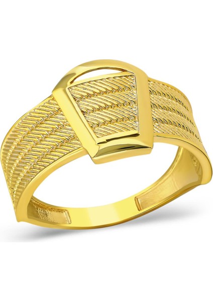 Klasik Tokalı Dört Sıralı Yüzük