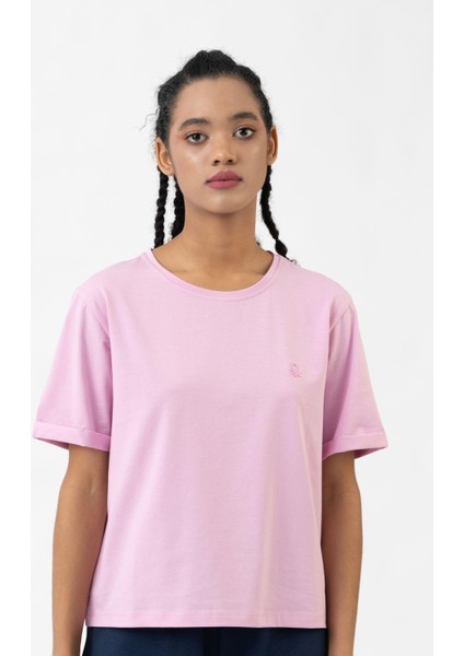 BNT-W21034 Benetton Tişört modelleri