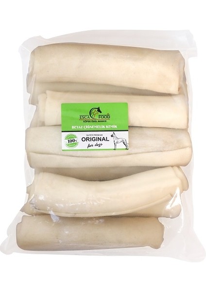 Beyaz Roll Kemik 15,5 cm 10'lu