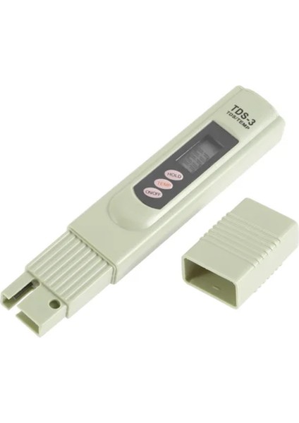 Dijital LCD Test Cihazı, Su Kalitesi Için, Tds-3 Su Test Kalemi, Saflık Filtresi 0-9990 Ppm Sıcaklık Içme Suyu, Akvaryum ve Yüzme Havuzları Için