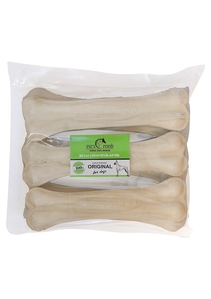 Beyaz Pres Kemik 20,5 cm - 6' Lı 150 gr