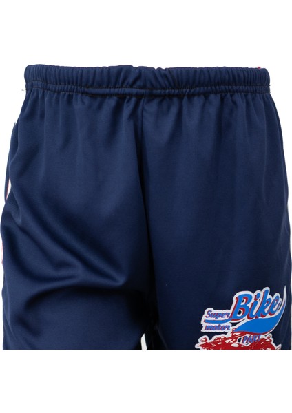 Erkek Çocuk Şortu 8-9-10 Yaş Baskılı Model Beli Lastikli ve Bağcıklı Rahat Kesim
