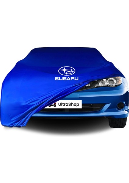 Ultra Shop Subaru Impreza 4 Hatchback (2011-2016) Araba Brandası Mavi Kumaş Penye Toz Geçirmez Araba Garaj Brandası
