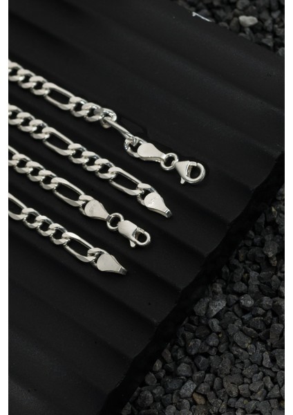 925 Ayar Gümüş Zincir 6mm Figaro Kolye fiyatları