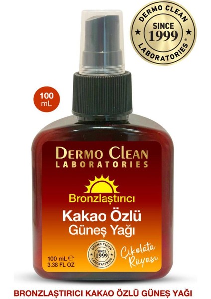 Kakao Özlü Bronzlaştırıcı Güneş Yağı 100 ml + Neocure Gold Vücut Simi 100 ml