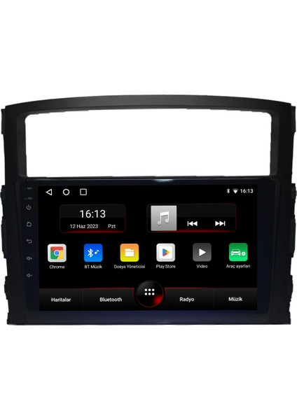 Mitsubishi Pajero Android Carplay Multimedya 2008-2014 2gb Ram + 32GB Hafıza + 4 Çekirdek