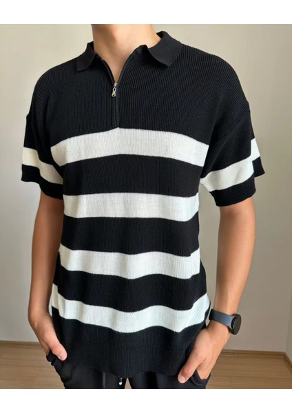 Triko Yarım Fermuarlı Tshirt fiyatları