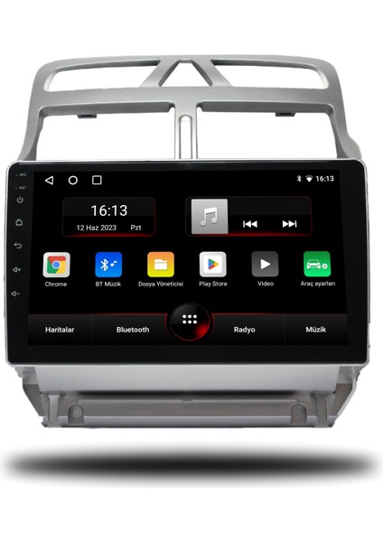 Peugeot 307 Android Carplay Multimedya 2001-2008 6gb Ram + 128GB Hafıza + 8 Çekirdek