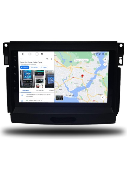 Ford Ranger Android Carplay Multimedya 2016-2022 Arka Panelli 2gb Ram + 32GB Hafıza + 4 Çekirdek modelleri
