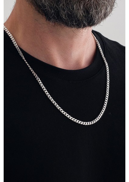 925 Ayar Gümüş Zincir 5mm Gurmet Kolye