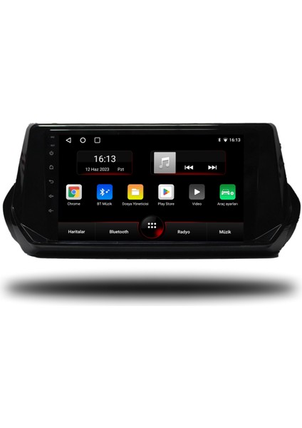 Peugeot 2008 Android Carplay Multimedya 2020-2022 2gb Ram + 32GB Hafıza + 4 Çekirdek