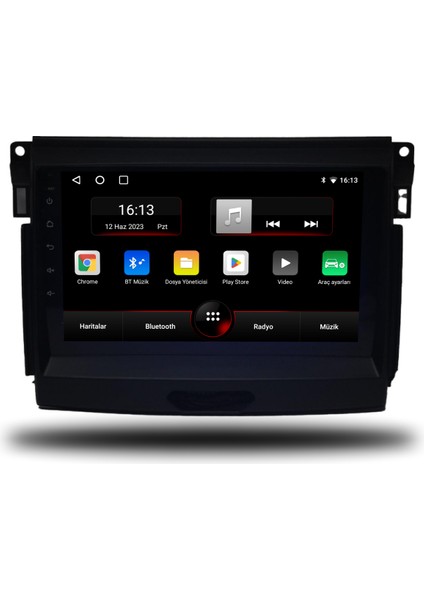 Ford Ranger Android Carplay Multimedya 2016-2022 Arka Panelli 4gb Ram + 64GB Hafıza + 8 Çekirdek