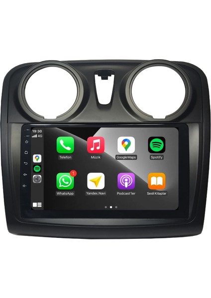 Dacia Lodgy Android Carplay Multimedya 2013-2021 6gb Ram + 128GB Hafıza + 8 Çekirdek