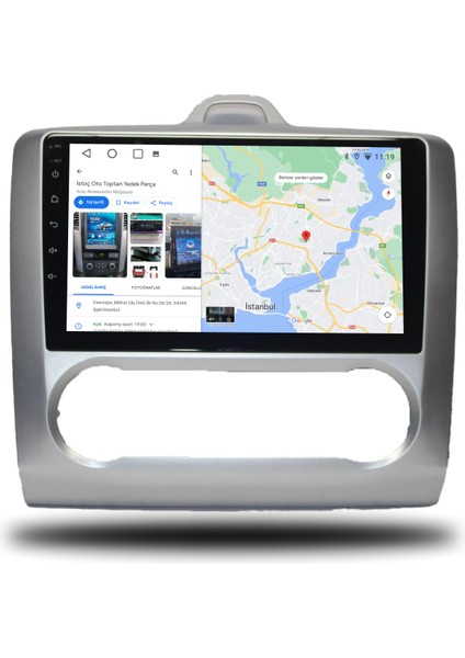 Ford Focus 2 Android Carplay Multimedya 2007-2011 Dijital Klima 4gb Ram + 64GB Hafıza + 8 Çekirdek modelleri