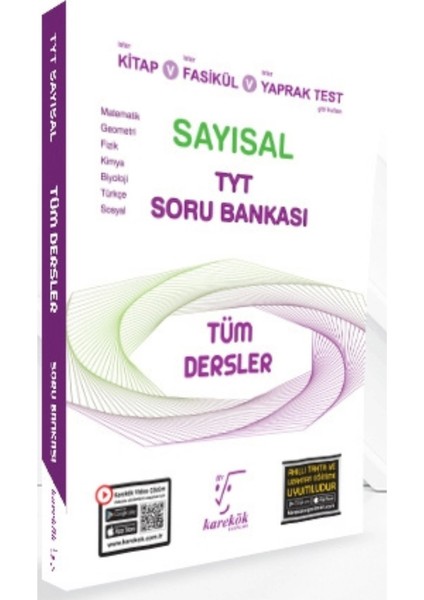 TYT Tüm Dersler Sayısal Soru Bankası