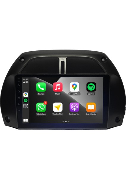 Toyota Rav4 Android Carplay Multimedya 2001-2003 4gb Ram + 64GB Hafıza + 8 Çekirdek fiyatları