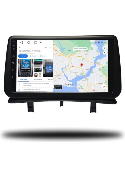 Renault Clio 3 Android Carplay Multimedya 2005-2011 6gb Ram - 128GB Hafıza - 8 Çekirdek modelleri