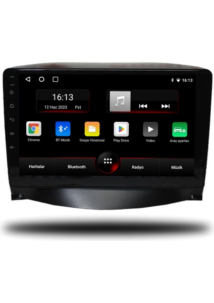 Peugeot 206+ Android Carplay Multimedya 2006-2012 6gb Ram + 128GB Hafıza + 8 Çekirdek