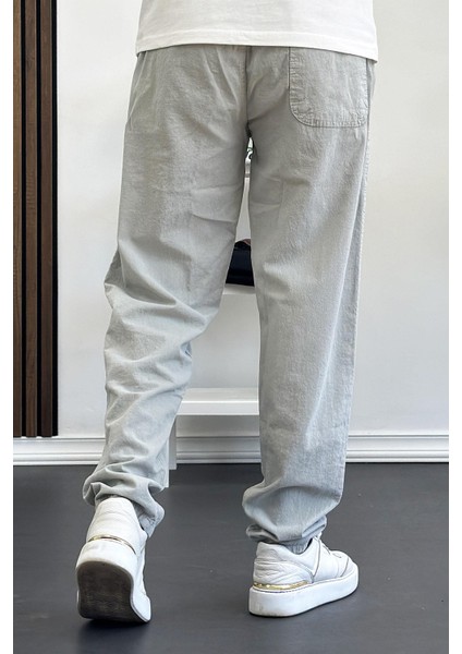 Erkek Baggy Kalıp Pantolon Gri EDW130 modelleri