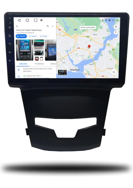 Ssangyong Korando Android Carplay Multimedya 2014+ 2gb Ram + 32GB Hafıza + 4 Çekirdek modelleri