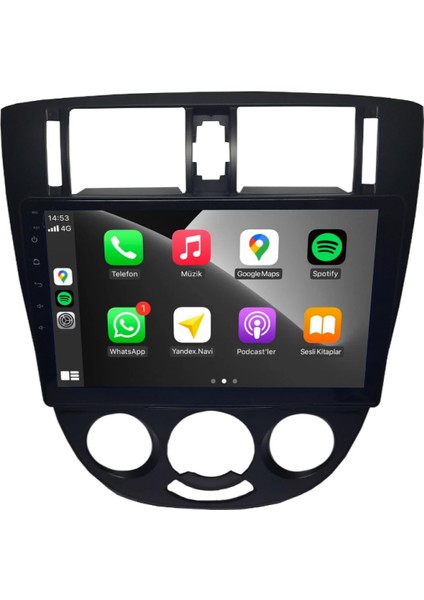 Chevrolet Lacetti Android Carplay Multimedya 2004-2009 6gb Ram + 128GB Hafıza + 8 Çekirdek fiyatları