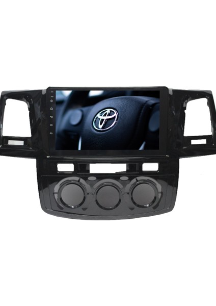 Toyota Hilux Android Carplay Multimedya 2005-2008 Manuel Klima 4gb Ram + 64GB Hafıza + 8 Çekirdek