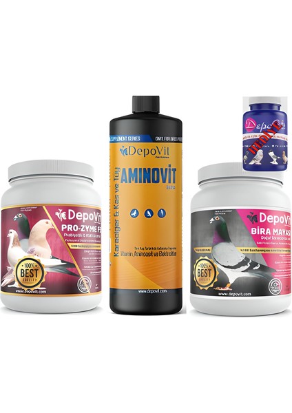 Power Set ( Aminovit Ekstra + Bira Mayası +Probiyotik + Hediye Sarımsaklı Yavru Hapı)