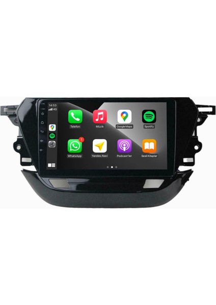 Opel Corsa F Android Carplay Multimedya 4gb Ram + 64GB Hafıza + 8 Çekirdek fiyatları
