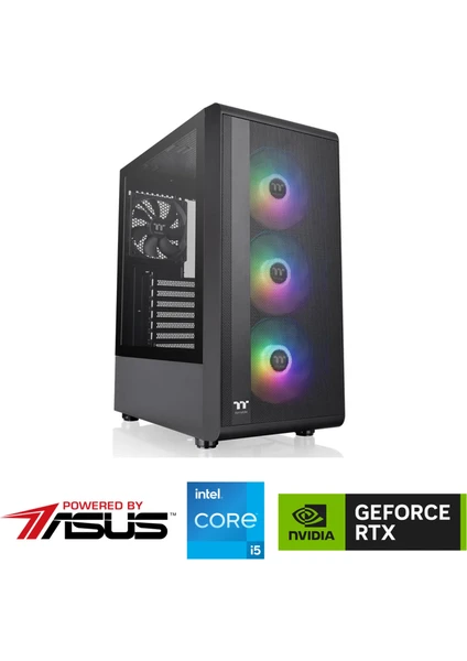 RTX4060 8gb - Gaming Pc Ddr4 - Intel Core I5 12400F - 16 GB Ddr4 Ram - 1 Tb M.2 SSD - Windows 11 Pro