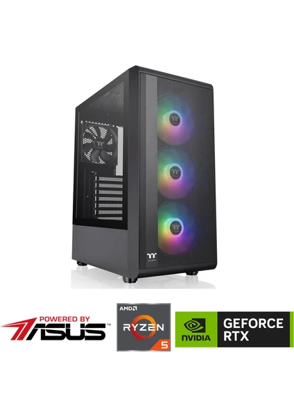 Gaming Pc Ddr5 - Rtx 4060 8 GB - Ryzen 5 7500F - 16GB Ddr5 Ram - 1 Tb M.2 SSD - Windows 11 Pro