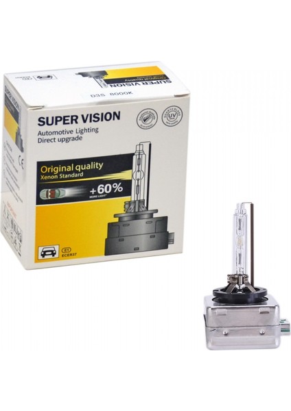 D3S Hıd Xenon Ampul Beyaz 35W 8000K 2 Li SV508