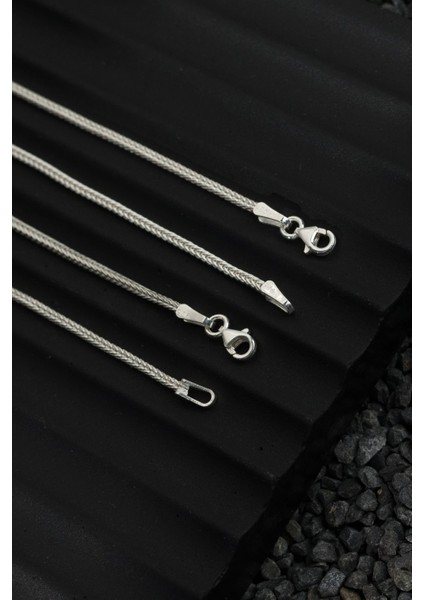 925 Ayar Gümüş Zincir 1.6mm Tilki Kuyruğu Kolye fiyatları