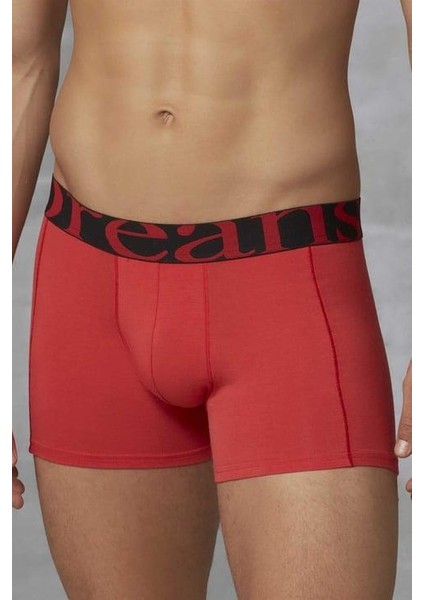 Erkek Modal Torbalı Normal Paça Kırmızı Boxer C7T7N7O1