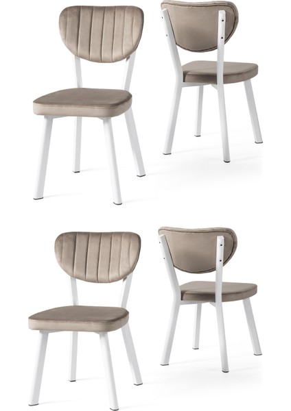 Star Demir Mutfak Sandalyesi 4 Lü Set