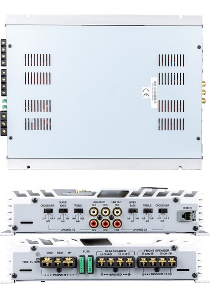 USA-505A 4 Kanal 2500 Watt Oto Anfi