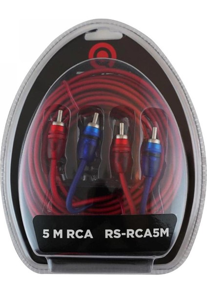 Anfi Kablosu 2rca 2rca 5mt Bakır Reıss Audıo RS-RCA5M