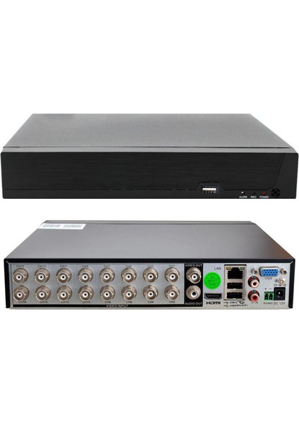 Kayıt Cihazı Ahd Dvr 16 Kanal 2 mp 1080N H265 Xmeye Wellbox WB-416N1H2S