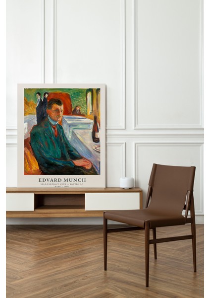 Duvar Dekorasyonu Sanatsal Kanvas Tablo Edvard Munch Cafe Dekorasyonu
