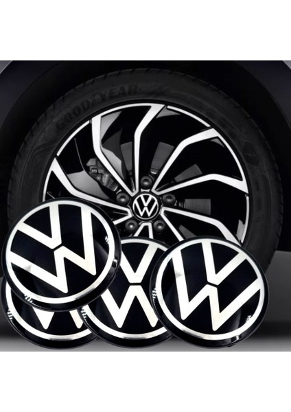 Passat B8,5 2019-2022 Model Arası Uyumlu Jant Göbeği Arması Amblemi Logosu Takım